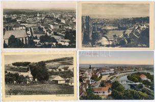 13 db RÉGI magyar városképes lap / 13 pre-1945 Hungarian town-view postcards