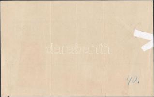 1894 Budapest, Szervita tér 4. Áts és társai női  divattermének díszes fejléces számlája, hátoldalon...