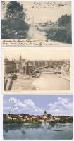 16 db főleg RÉGI városképes lap, nagyrészt osztrák lapok / 16 mostly old town-view postcards, mostly Austrian