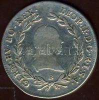 Ausztria/magyar verdejel 1792B 20Kr Ag T:2-/3