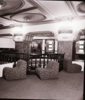 1982 Budapest, PUSKIN mozi kívül-belül, 7 db szabadon felhasználható negatív, 6x6 cm