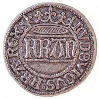 Franciaország DN "XI. Lajos" ón fémpénz emlékveret, "Le Tresor des Rois de France - Collection Budapest" sorozat 14. számú darabja (21mm) T:2 France ND "Louis XI" pewter coin commemorativ strike, no. 14 of the  "Le Tresor des Rois de France - Collection Budapest" series (21mm) C:XF