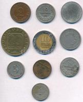 10db-os vegyes külföldi fémpénz tétel érdekesebb darabokkal, közte Ausztria 1984. 20Sch "Schlos...