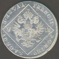 Ausztria/magyar verdejel 1802G 7Kr Ag II.Ferenc T:2