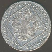 Ausztria/magyar verdejel 1802E 7Kr Ag II.Ferenc T:2