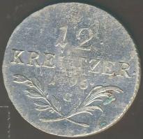 Ausztria/magyar verdejel 1795G 12Kr Ag II.Ferenc T:2-/3+ kis korr.