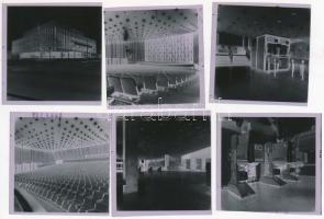 1982 Budapest, X. ker., KŐBÁNYA MOZI kívül-belül, 6 db szabadon felhasználható negatív, 6x6 cm