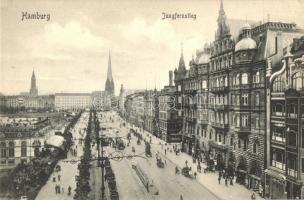 Hamburg, Jungfernstieg / street
