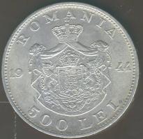 Románia 1944. 500L Ag T:2