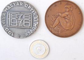 Kiss Kovács Gyula (1922-1984) DN "Renoir - Aprés le bain" Br emlékérem (60mm) + 1976. &quo...