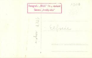 1927 Szovátafürdő, Sovata; fürdő / spa, 'Vilus' Fényképészet photo