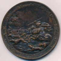 1685. "Érsekújvár és Esztergom visszavétele" Br emlékérem öntött másolat / copy (59mm) T:2