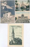 20 db RÉGI  magyar és történelmi magyar városképes lap / 20 pre-1945 Hungarian and Historical Hungarian town-view postcards