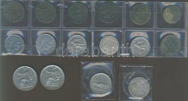 Olaszország kis hagyaték tétel 1863-1940. 16klf, benne 1863. 1L Ag T:2,3