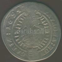 1694KB 15kr érdekes korabeli réz hamisítvány I.Lipót T:3/4