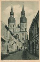 Nagyszombat, Trnava; Templom, utcakép / Hruby Kostol / church, street view