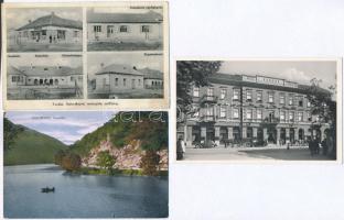 14 db RÉGI magyar városképes lap / 14 pre-1945 Hungarian town-view postcards