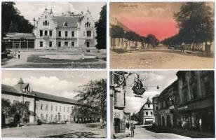 50 db főként MODERN magyar városképes lap / 50 mostly modern Hungarian town-view postcards