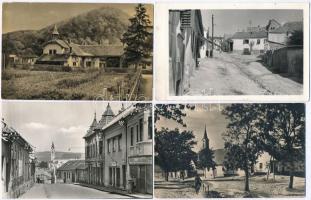 30 db MODERN magyar városképes lap az 1950-es évekből / 30 modern Hungarian town-view postcards from 1950's