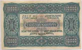 1923. 10.000K "80 FILLÉR - NYOLCVAN FILLÉR" felülbélyegzéssel, nyomdahely jelölés nélkül T...