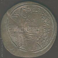 III.Béla 1172-1196. Rézpénz T:2/3+ Verési hibából adódó hajlás.