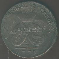 Moldva és Havasalföld 1773. 2P/3K T:3 korr.