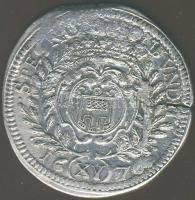 Német Államok/Montfort 1676. 15Kr Ag verési hiba következtében repedés, elfolyások, lapkavég T:egyébként 2+ R!