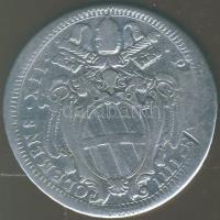 Olasz Államok/Pápai Állam 1733. Testone (30B) Ag T:3-/5 RR!!