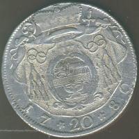 Salzburg 1780. 20Kr Ag Hieronimus Gr.v.C.-W. T:3/3-