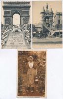 32 db RÉGI francia városképes lap / 32 pre-1945  French town-view postcards