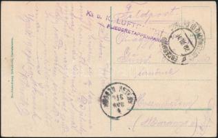1916 Képeslap / Postcard K.u.k. LUFTFAHRTRUPPEN FLIEGERETAPPENPARK 2.