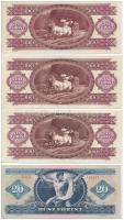 1969. 20Ft + 1989-1992. 100Ft (3x) + Malajzia 2012. 1R T:I-II
1969. 20 Forint + 1989-1992. 100 Fori...