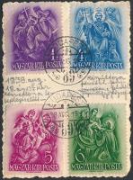 1938 Szobor leleplezés előtt, Tiszavölgyi József felvétele, hátulján feliratozva, postán megküldve, ...