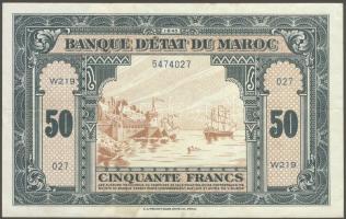 Marokko 1943. 50F T:II