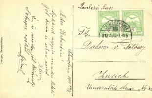 Selmecbánya, Banska Stiavnica; Bányászati és Erdészeti Főiskolai Ifjúság Kör otthona, kiadja Joerges...