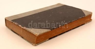 Machzor kol bo. (Mákzór imádságos könyv.) Budapest, é.n, Schlesinger Jos. Átkötött félvászon kötés, ...