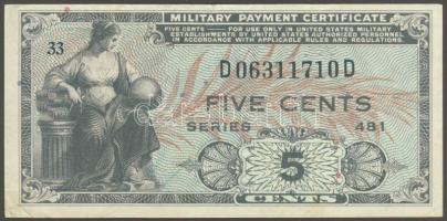 USA/katonai kiadás 1951. 5c T:I-