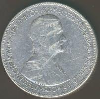 1930. 5P Ag "Horthy jobbra" T:3 k