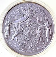 Belgium 1994. "Fülöp belga herceg 1994. VI. 21." jelzett Ag emlékérem dísztokban, lezárt k...