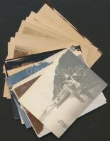 cca 1910-1920 Vegyes városképes fotógyűjtemény (90 db) - Ausztria, Dél-Tirol, Ampezzo, Kvarner-öböl, Magyarország / collection of 90 mixed Europen landscape photos, Italy, Austria, Hungary, Croatia
