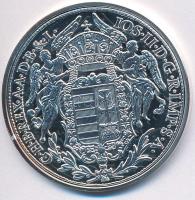 DN "Magyar tallérok utánveretben - II. József tallérja 1782" Ag emlékérem, tanúsítvánnyal ...