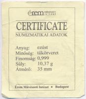 DN "A magyar nemzet pénzérméi - Szent István és az első magyar pénz 997-1038" Ag emlékérem...