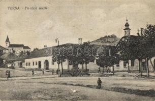 Torna, Turna nad Bodvou; Fő utca / main street (lyuk / pinhole)