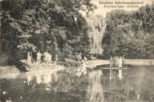 Bábolnapuszta, Erzsébet liget, tó (tűnyomok / pinholes)