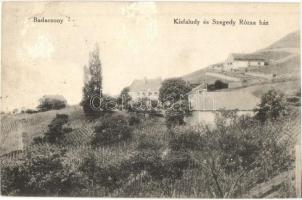 Badacsony, Kisfaludy és Szegedi Rózsa ház (Rb)