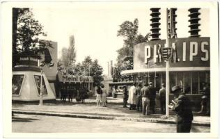 1947 Budapest, Őszi Vásár, Franck, Meinl Gyula és Philips pavilonjai, So. Stpl (EK)