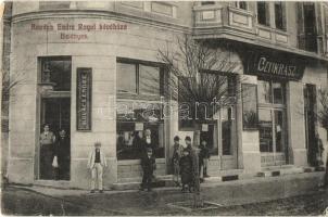 Belényes, Beius; Kovács Endre Royal kávéháza, cukrászda, kiadja Benedek M. / café, confectionery (fa)