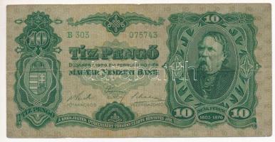 1929. 10P "Deák Ferenc" T:III- apró ly., kis kopás