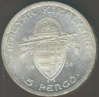 1938. 5P Ag "Szt. István" T:1 !
