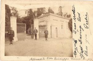 1901 Fiume, Villa Giuseppe, kapu / villa, gate, photo (EB)